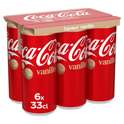 COCA-COLA Soda au Cola Goût Vanille