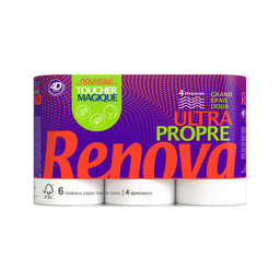 RENOVA Pro-Age Toilet Paper 4-Ply 6 Rolls