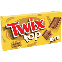 TWIX Top Galletas de Chocolate Rellenas de Caramelo 210 g