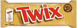 TWIX Barritas De Chocolate Galletas Cubiertas De Chocolate Y Caramelo 50 g