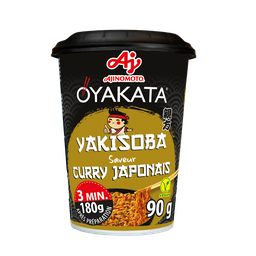 OYAKATA Nouilles Instantanées Yakisoba Saveur Curry Japonais