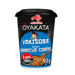 OYAKATA Nouilles Instantanées Yakisoba Saveur Barbecue Coréen