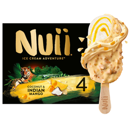 NUII Glaces Bâtonnets Mangue Coco