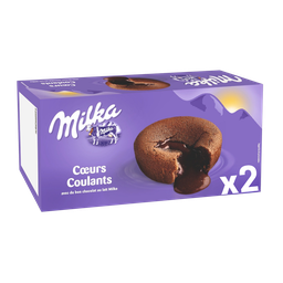 MILKA Bizcocho Corazón Fundente Chocolate con Leche 200 g