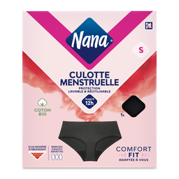 NANA Culotte Menstruelle Noir Taille S x1