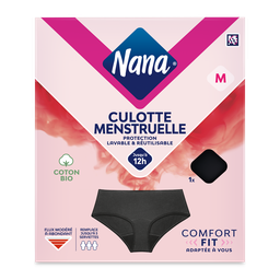 NANA Culotte Menstruelle Intimewear Noir Taille M x1