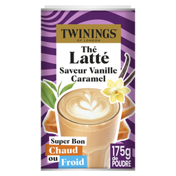 TWININGS Black Tea Latte Vanilla Caramel Flavor 175 g