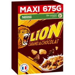 LION Céréales Caramel et Chocolat NESTLE
