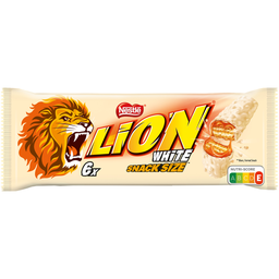 LION Barres Chocolatées Blanc Caramel