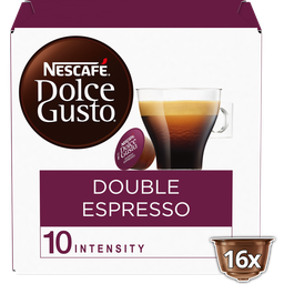 DOLCE GUSTO Cápsulas de café Double Espresso intensidad 10 16 cápsulas
