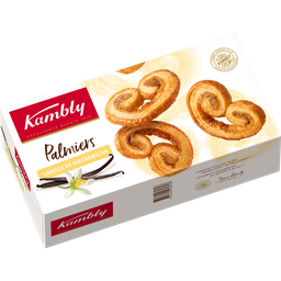 KAMBLY Palmiers vanille beurre et vanille de Madagascar 100 g