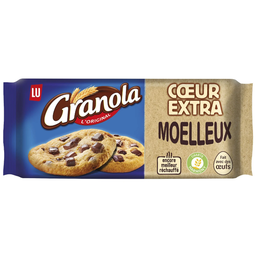 LU Cookies extra moelleux aux pépites de chocolat Granola
