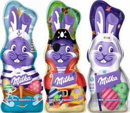 MILKA Conejo de chocolate con leche de los Alpes 90 g