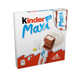 Kinder Maxi Barres Chocolatées 4 Barres 84G