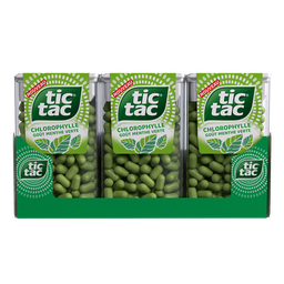 TIC TAC Bonbons pastilles à la chlorophylle 110 pièces 54 g