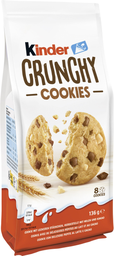 Kinder Crunchy Cookies Avec Pépites Au Lait Et Au Cacao 8 Cookies 136G