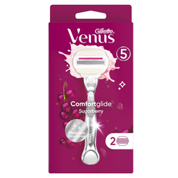 VENUS Rasoir Femme Comfort Glide Sugarberry 1 rasoir + 2 lames