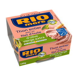 RIO MARE Atum inteiro com azeite virgem extra 120g