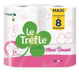 LE TREFLE Pap.toil.maxi DOUC4=8TREF