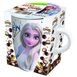 ZAINI Bip France Bombones de chocolate con taza de cerámica Frozen 34 g