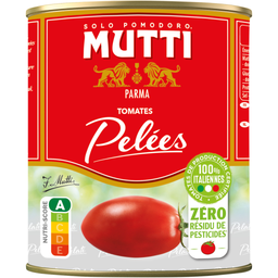 MUTTI Tomates pelées entières zéro résidu de pesticides 800g
