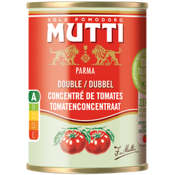 MUTTI Double concentré tomates zéro résidus de pesticide 140g