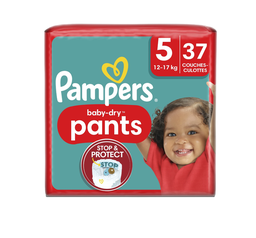 Pampers Baby-Dry Pants Couches Taille 5 (12-17Kg) 37 Couches