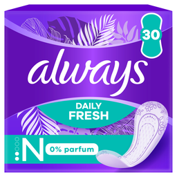 ALWAYS Salvaslip Daily Fresh 0% perfume, paquete de 30 unidades