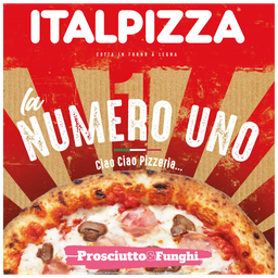 ITALPIZZA Pizza Numero Uno Prosciutto & Funghi