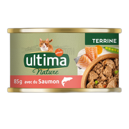 ULTIMA NATURE Terrine au Saumon pour chat 85g