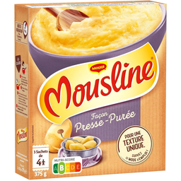 MOUSLINE Mashed Potato Flakes Pressed Style 3 x 125 g