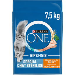 PURINA ONE Croquettes Pour Chat Adulte Stérilisé Poulet PURINA ONE