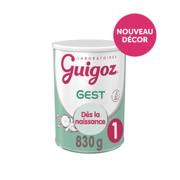 Guigoz Guigozgest 1 Lait 1Er Âge En Poudre Épaissi Dès La Naissance 830G
