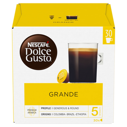 DOLCE GUSTO Cápsulas de café Grande intensidad 5, 30 cápsulas 255 g