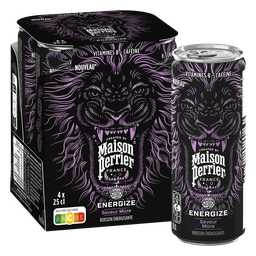 PERRIER Boisson Énergisante Saveur Mûre