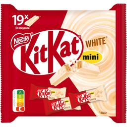 KITKAT Barres de chocolat au chocolat blanc mini 252,7 g