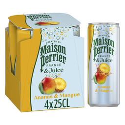 MAISON PERRIER Eau Gazeuse Aromatisée Ananas Mangue MAISON PERRIER