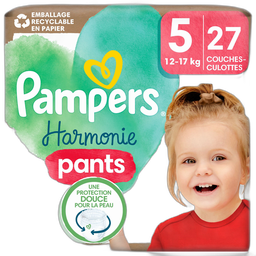 Pampers Harmonie Couches-Culottes Taille 5 (12-17Kg) 27 Couches