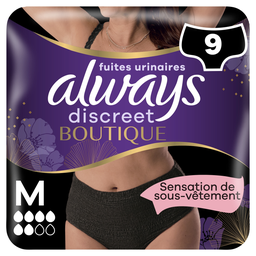 ALWAYS Braguitas para incontinencia Discreet Boutique talla M 9 unidades