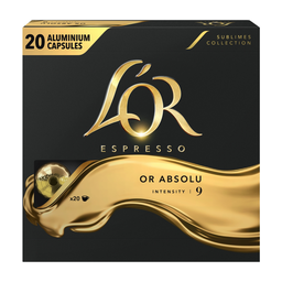 L'OR Café Capsules OR Absolu Intensité 9 Compatibles Nespresso®