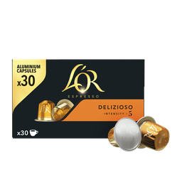 L'OR Café Capsules Delizioso Intensité 5 Compatibles Nespresso®