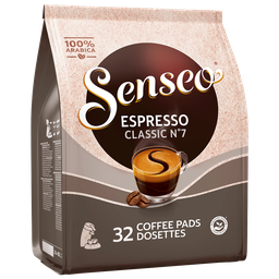 SENSEO Café dosettes Espresso Classic N°7 compatible x32
