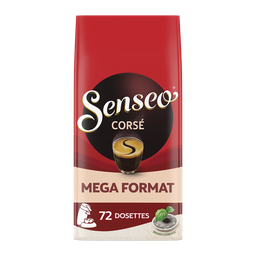 SENSEO Dosettes de café corsé compostables compatibles 72 dosettes 500 g