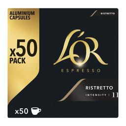 L'OR Café Capsules Ristretto Intensité 11 Compatibles Nespresso®
