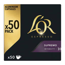 L'OR Café Capsules Supremo Intensité 10 Compatibles Nespresso®