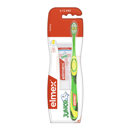 ELMEX Junior Cepillo de dientes suave y pasta dental 6-12 años