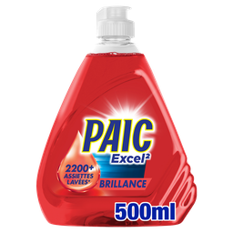 PAIC Dishwashing Liquid Excel 2 Cold Active Shine 500 ml