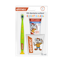 ELMEX Kit dental infantil 0-6 años - 1 kit