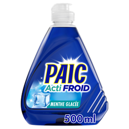 PAIC Dishwashing Liquid Actifroid Menthe Glacée Ultra Degreasing 500 ml