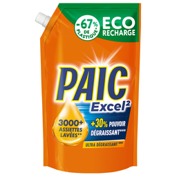 PAIC Dishwashing Liquid Refill Excel Ultra Degreaser 900 ml